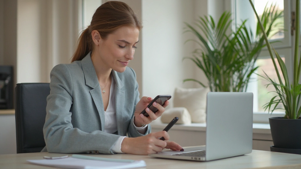 Различные устройства: ноутбук с таблицей расходов, смартфон с приложением бюджета и бумажный финансовый дневник